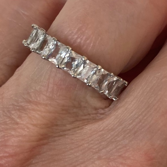 CZ stone band size 7 - Picture 3 of 3